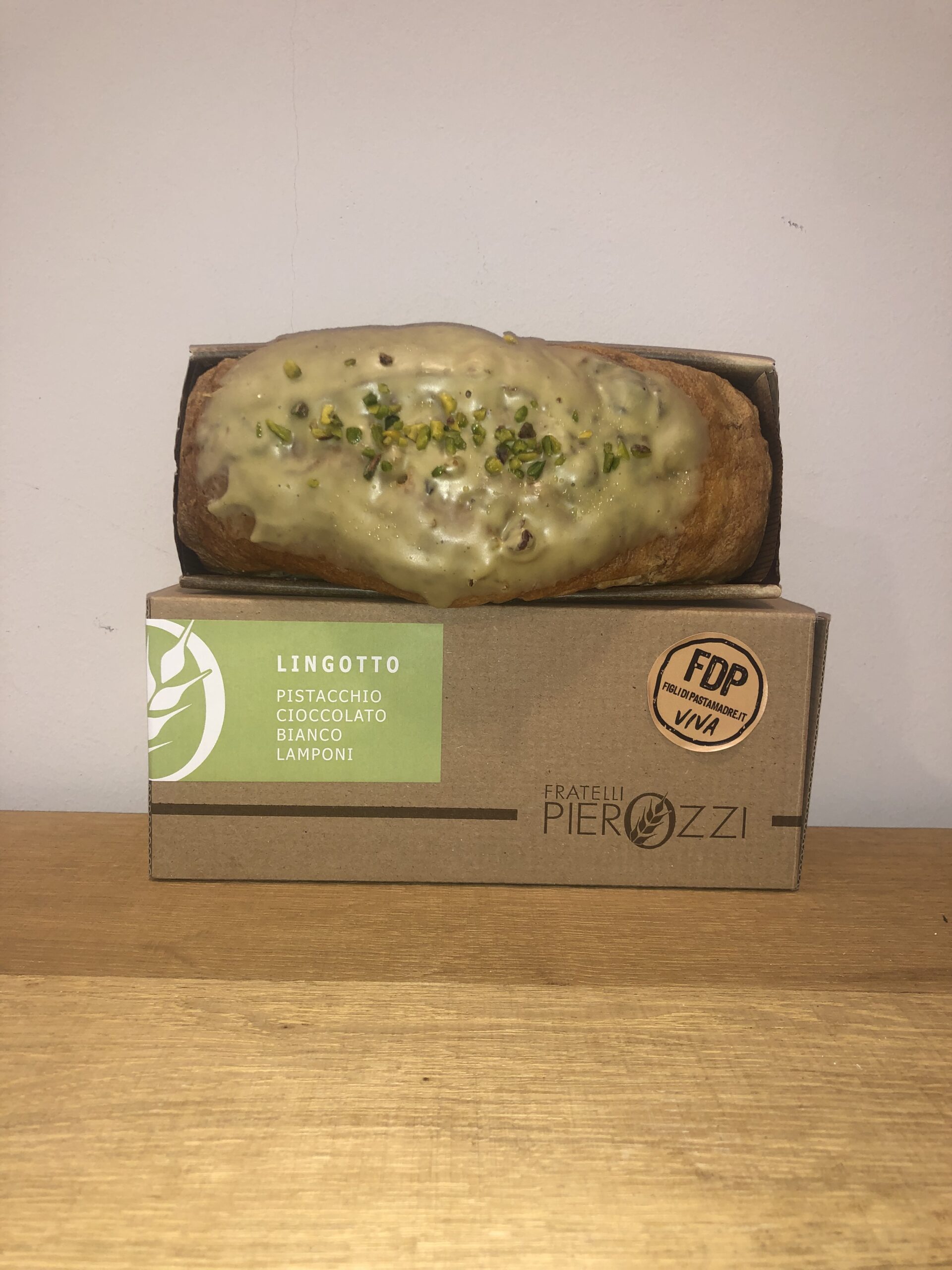 Pistachio Lingotto White Chocolate and Raspberries 330 g